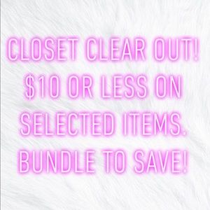 Closet Clear Out!